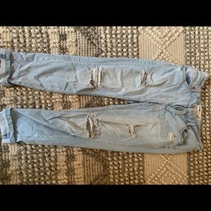 GARAGE distressed denim jeans